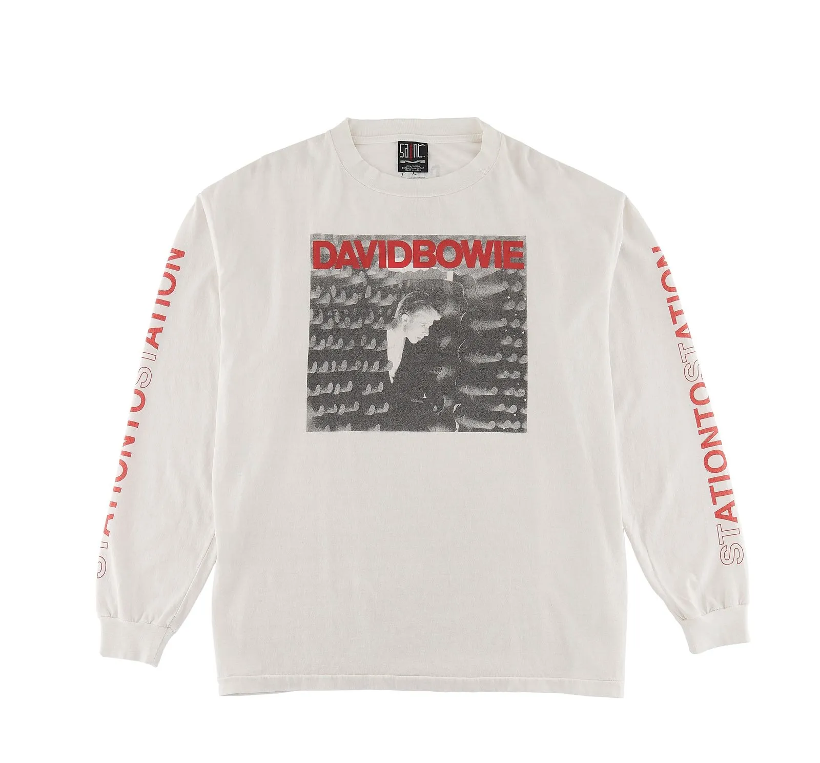 #SA66 SAINT pure cotton long-sleeved T P156 Color: White Size: S-XL